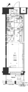 シーネクスプレミア浅草橋 602 間取り図