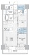 テラ蚕糸の森 608 間取り図