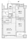 ドゥーエ銀座イースト2 1201 間取り図