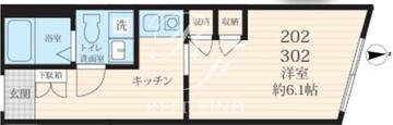 ザ・レジデンス下北アネックス 302 間取り図