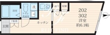 ザ・レジデンス下北アネックス 203 間取り図