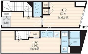 ザ・レジデンス下北アネックス 102 間取り図