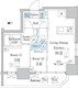 デュオフラッツ浅草田原町ネスト 1202 間取り図