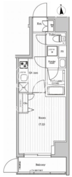 プレミアムキューブG東新宿 101 間取り図