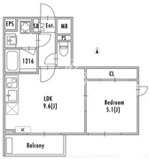 グランパセオ阿佐ヶ谷2 202 間取り図
