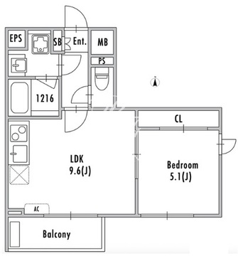 グランパセオ阿佐ヶ谷2 202 間取り図