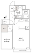ポラスト代々木上原 303 間取り図