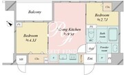 ドゥーエ銀座イースト3 903 間取り図