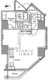 パークハビオ麻布台 201 間取り図