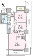 ロイヤルパークスタワー南千住 619 間取り図