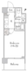 ＢｌｕＲｏｃｋ豊洲 203 間取り図