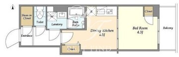 クラリティア入谷 606 間取り図