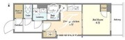 クラリティア入谷 206 間取り図
