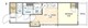 クラリティア入谷 206 間取り図