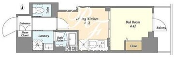 クラリティア入谷 207 間取り図