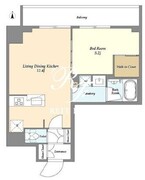 クラリティア入谷 201 間取り図