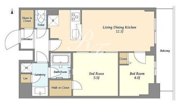 クラリティア入谷 1205 間取り図