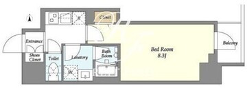 クラリティア入谷 709 間取り図