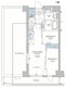 アーバネックス住吉 1302 間取り図