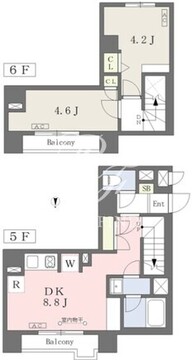 グランジット本郷壱岐坂 503 間取り図