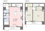グランジット本郷壱岐坂 501 間取り図