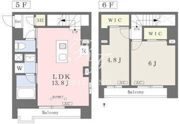グランジット本郷壱岐坂 501 間取り図