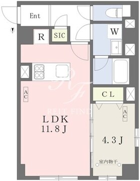 グランジット本郷壱岐坂 401 間取り図