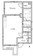 ベリッシマ日暮里 301 間取り図