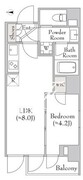 ルミーク大森 204 間取り図
