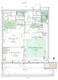 晴海フラッグ PARK-T-35階55.34㎡ 間取り図