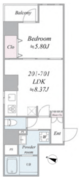 オークレスト板橋本町 501 間取り図