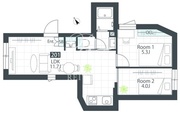 BIBLIO KITA-IKEBUKURO 201 間取り図