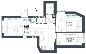 BIBLIO KITA-IKEBUKURO 401 間取り図