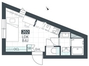 BIBLIO KITA-IKEBUKURO 402 間取り図