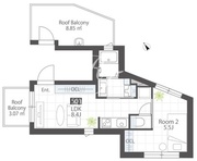 BIBLIO KITA-IKEBUKURO 501 間取り図