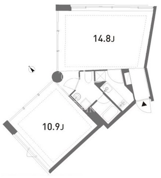 グローブ 401 間取り図