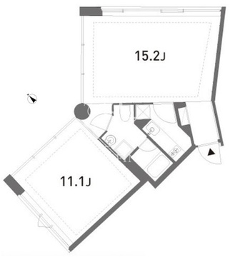 グローブ 701 間取り図