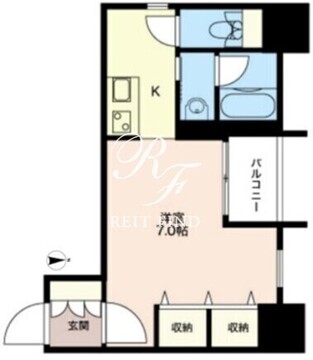 ラサンテ恵比寿 401 間取り図