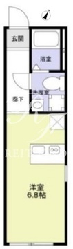 Urban Nest 杉並 2B 間取り図
