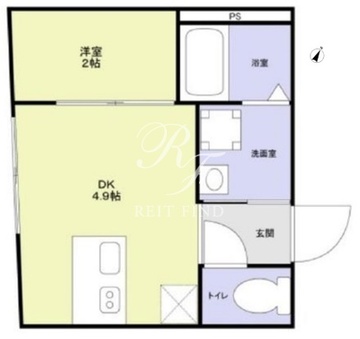 Urban Nest 杉並 2C 間取り図