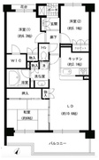 エスティメゾン巣鴨 302 間取り図