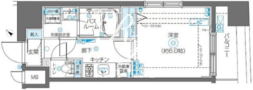 ズーム渋谷富ヶ谷 304 間取り図