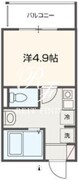 メルラス馬込 203 間取り図