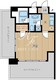 プラティーク清澄白河 706 間取り図