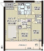 ガーデニエール砧ウエスト 705 間取り図