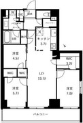 ザ・ケンジントン・レジデンスときわ台 417 間取り図