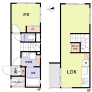 アスティーレ高田馬場 404 間取り図