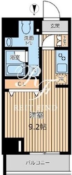 オーキッドレジデンス大島 1102 間取り図