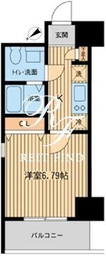 エコロジー潮見レジデンス 106 間取り図