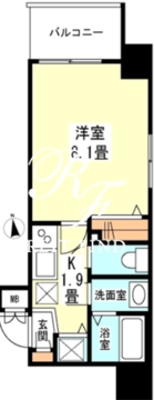 ガーラプレイス新宿御苑 1201 間取り図